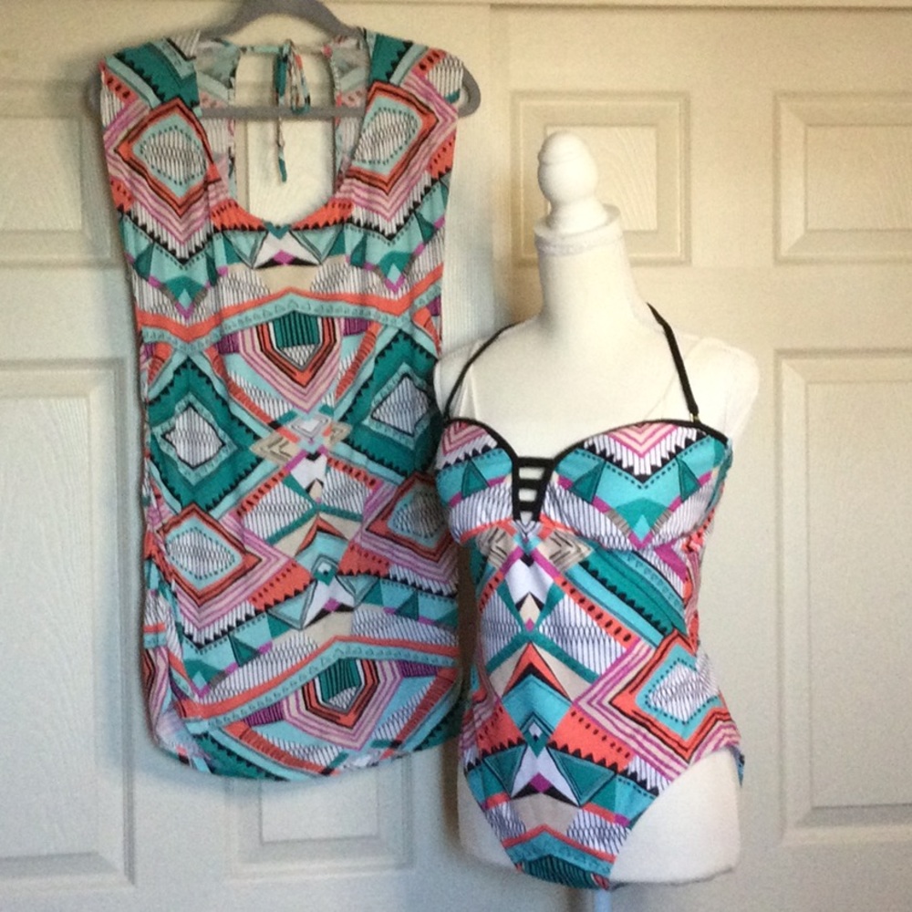 Bar III swimsuit and cover up